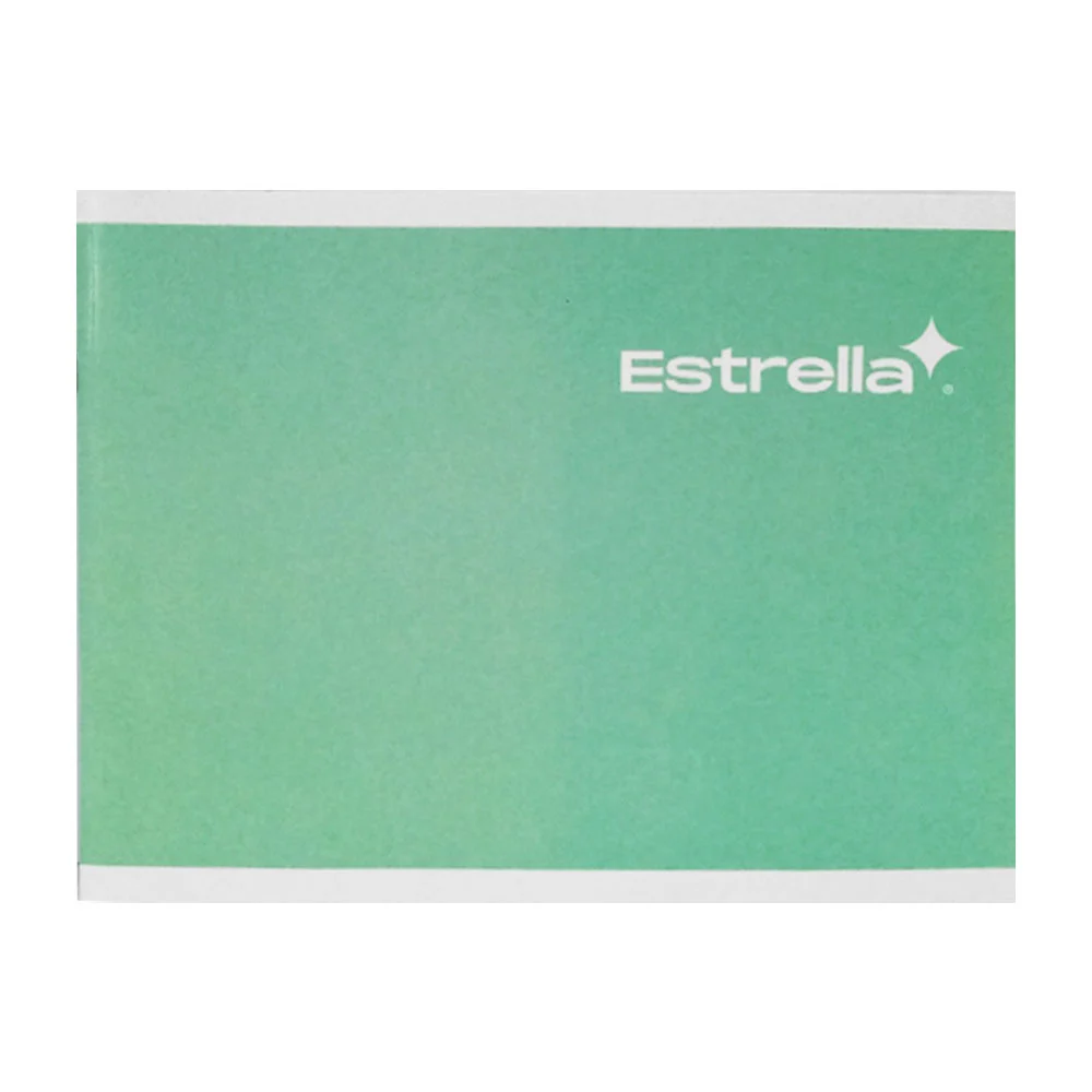 Cuaderno estrella italiano grapado 100 hojas con cuadro alemán, 21x15…