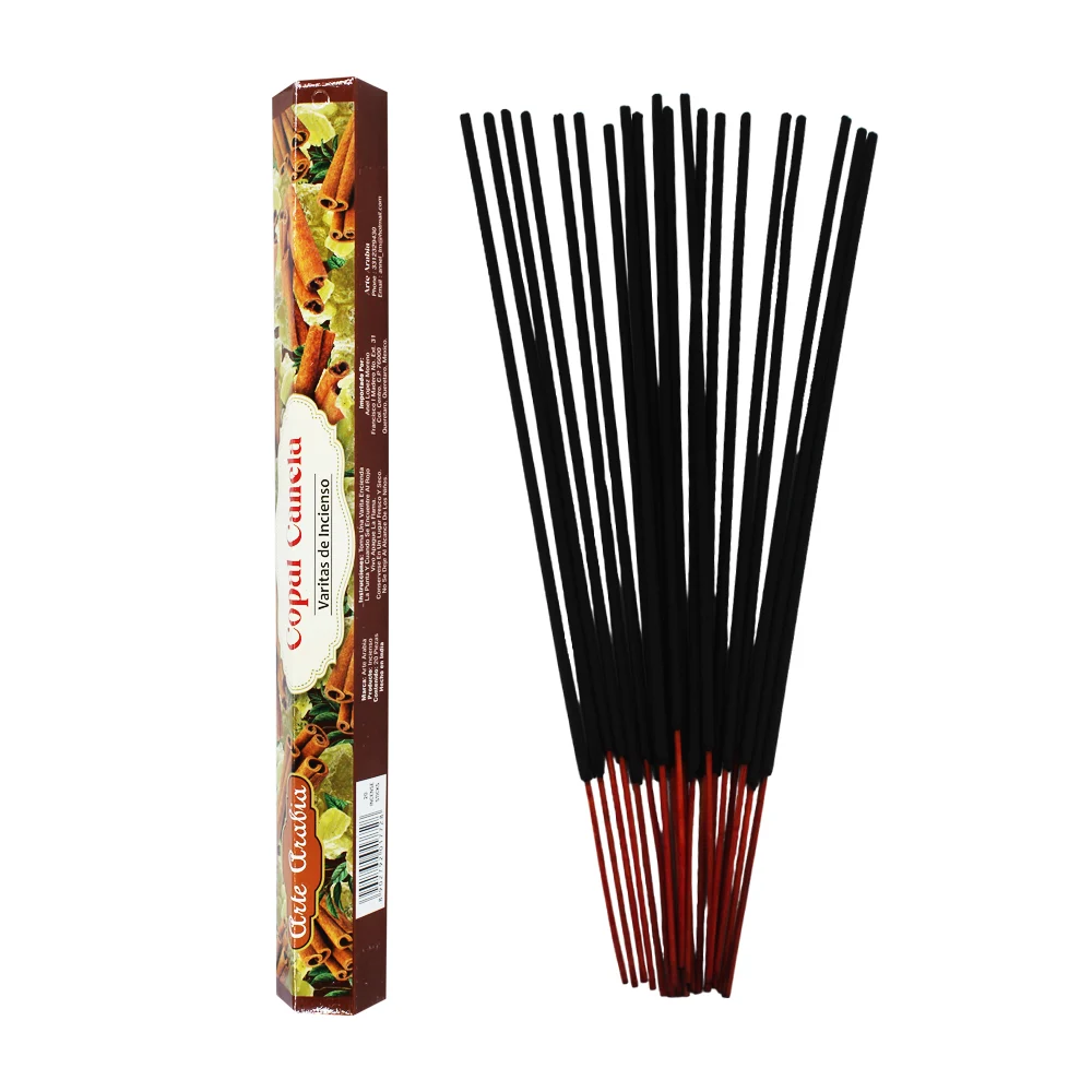 Paquete hexagonal 20 varitas de incienso con aroma copal canela / art…