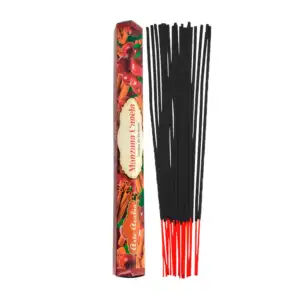 Paquete hexagonal 20 varitas de incienso con aroma a manzana canela /…