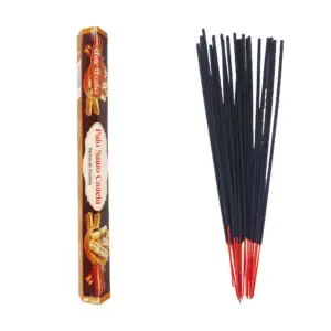 Paquete hexagonal 20 varitas de incienso con aroma a palo santo canel…
