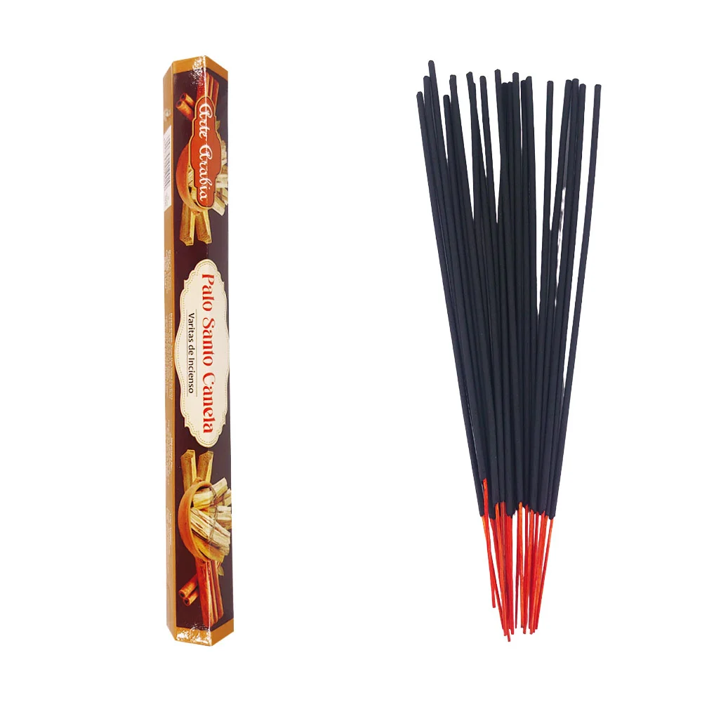 Paquete hexagonal 20 varitas de incienso con aroma a palo santo canel…