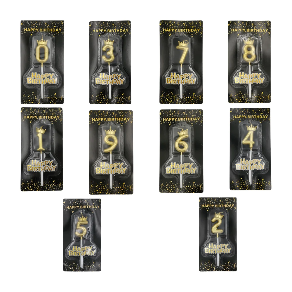 1pza blíster con una vela numérica para cumpleaños con decoración de …
