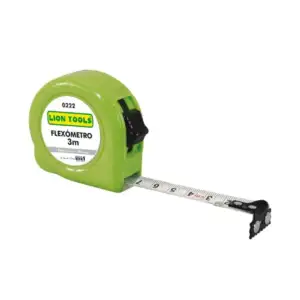 Flexómetro cinta métrica de 3m x 19mm lion tools, variedad de colores…