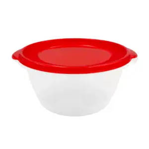 Tupper redondo de plástico, capacidad 128 oz - 3.8 litros, variedad d…