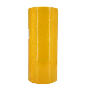 1pza Rollo cinta adhesiva amarilla de 150 metros con 30cm de ancho / …