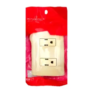 Placa de 2 contactos wanergy color blanco / 05193