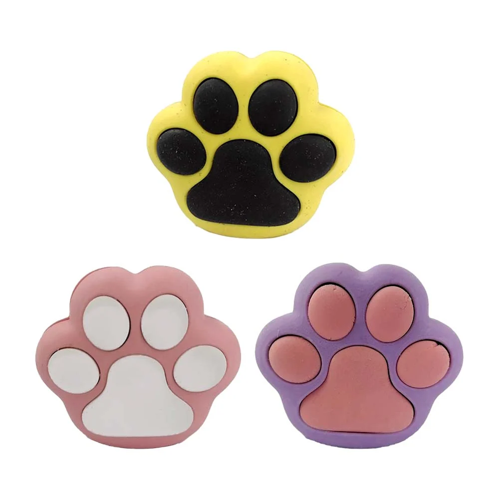 Borrador goma de borrar en forma garra de gato, variedad de colores /…