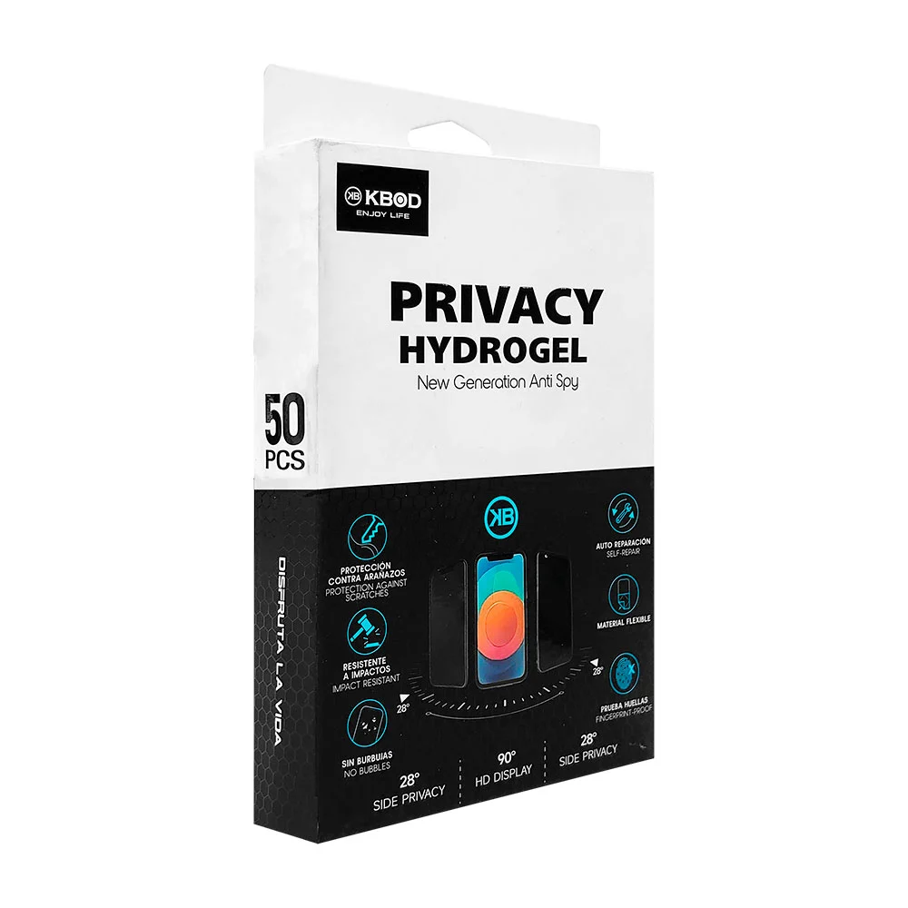 1pza mica de hidrogel para celular de privacidad, a prueba de huellas…
