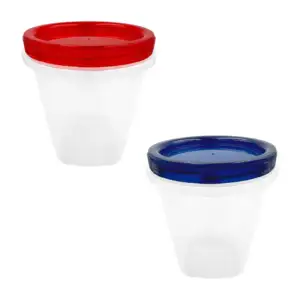 Tupper alto de plástico con taparosca, capacidad 32 oz, variedad de c…