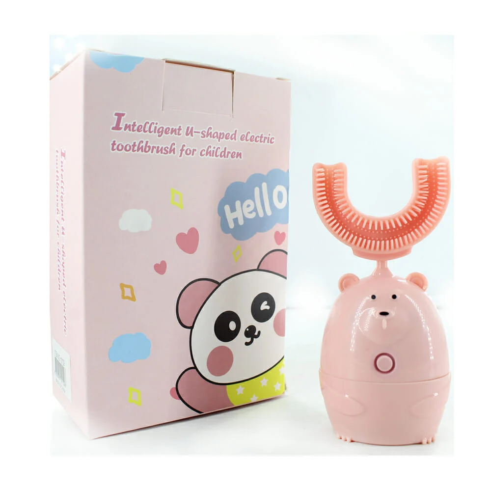 Cepillo de dientes infantil recargable con 3 velocidades intercambiab…