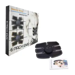 Estimulador muscular - parche adhesivo de entrenamiento abdominal de …