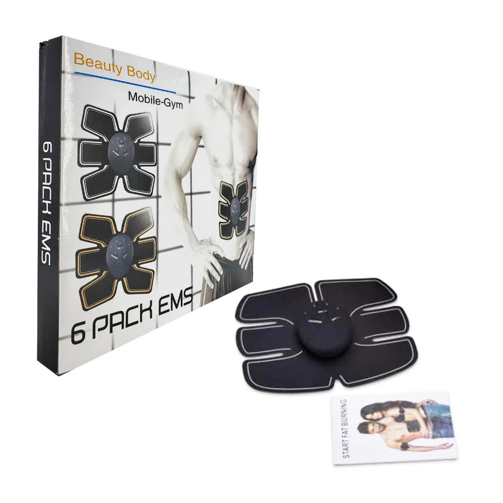 Estimulador muscular - parche adhesivo de entrenamiento abdominal de …