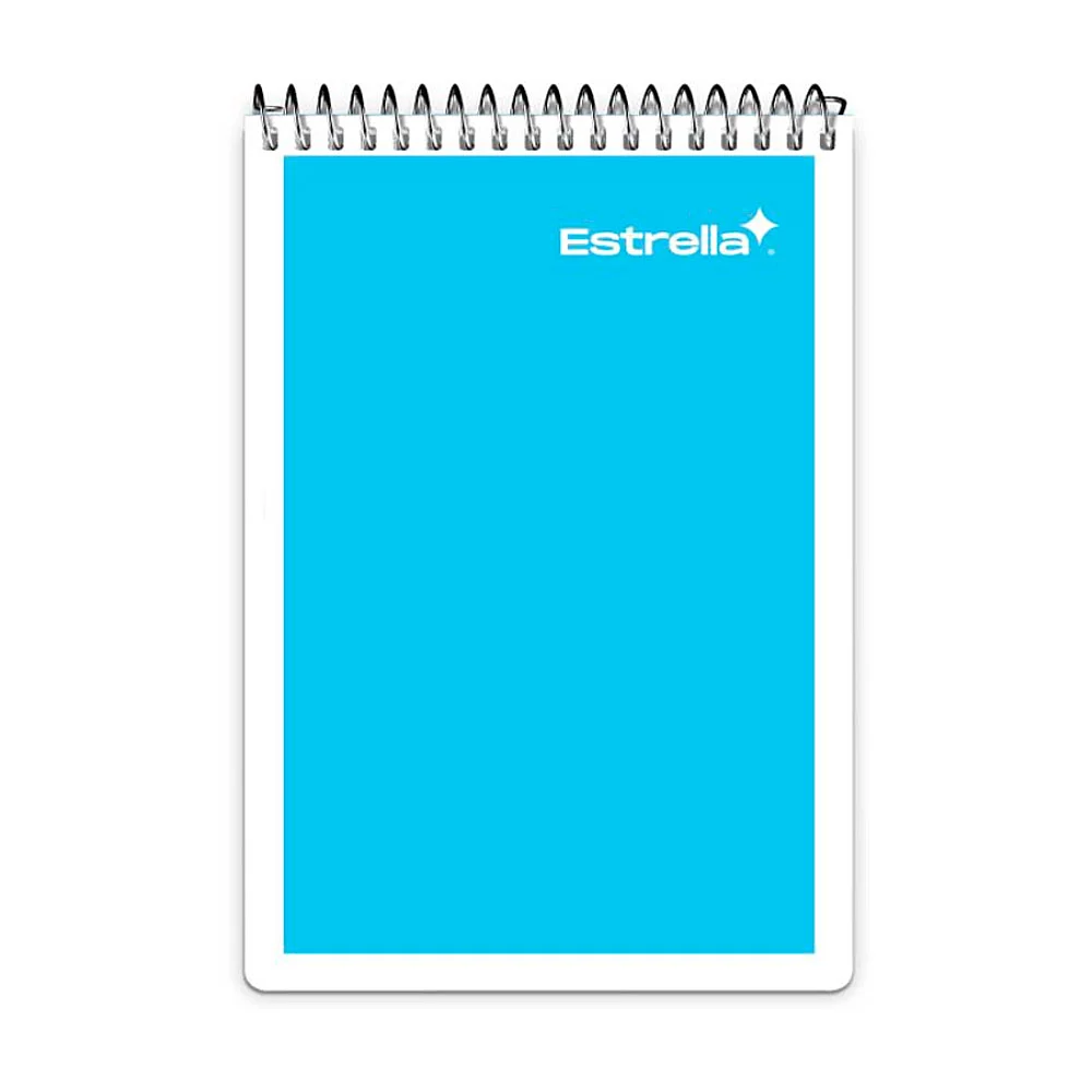 Libreta - cuaderno estrella larga con 80 hojas en raya para taquigraf…