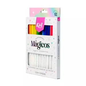 Caja con 12 marcadores mágicos kiut de colores intercambiables / 2124…