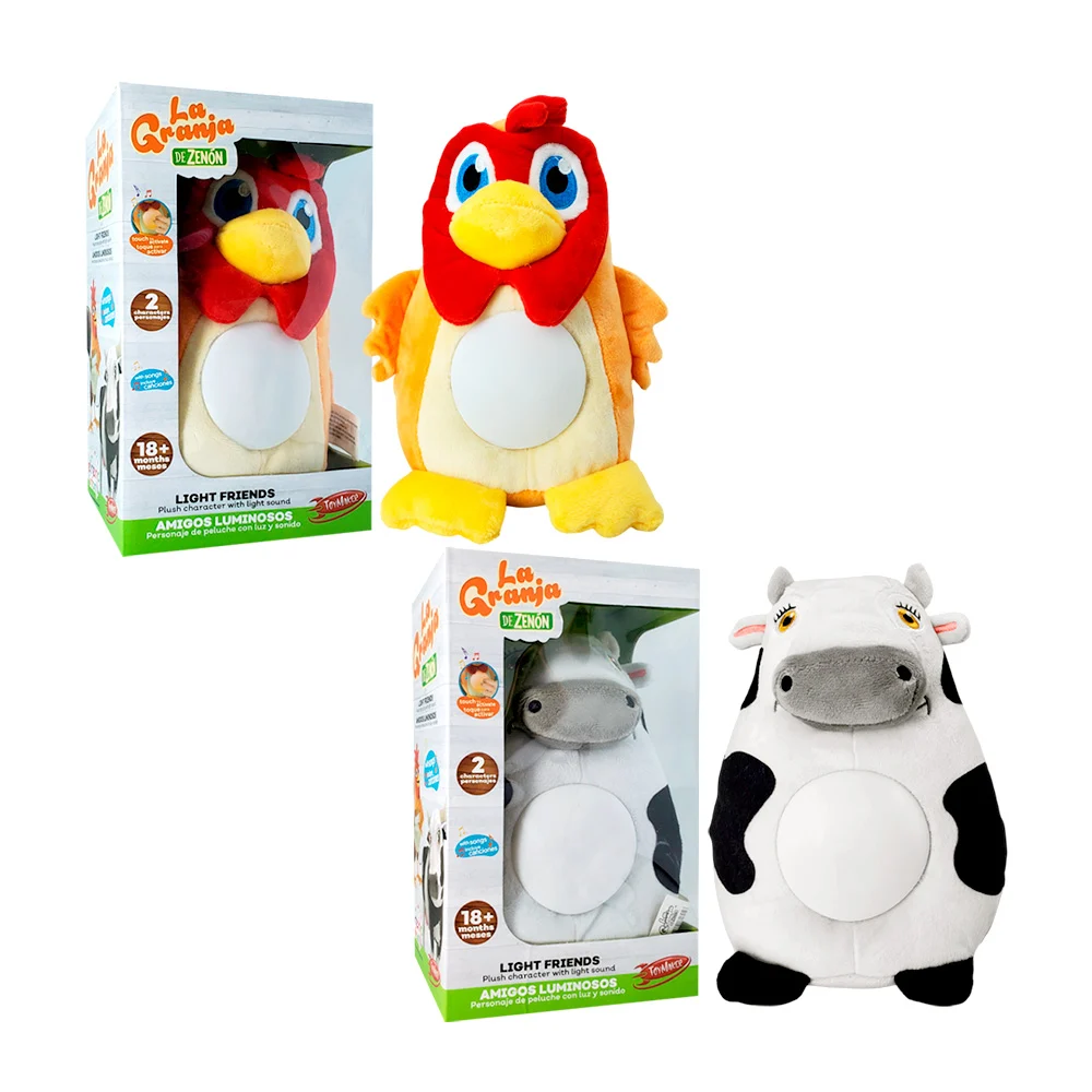 Peluche luminoso con canciones incluidas y diseño de los personajes d…