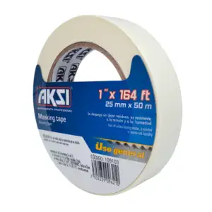 Cinta adhesiva aksi masking tape multiusos con 50 metros y 2.5cm de a…