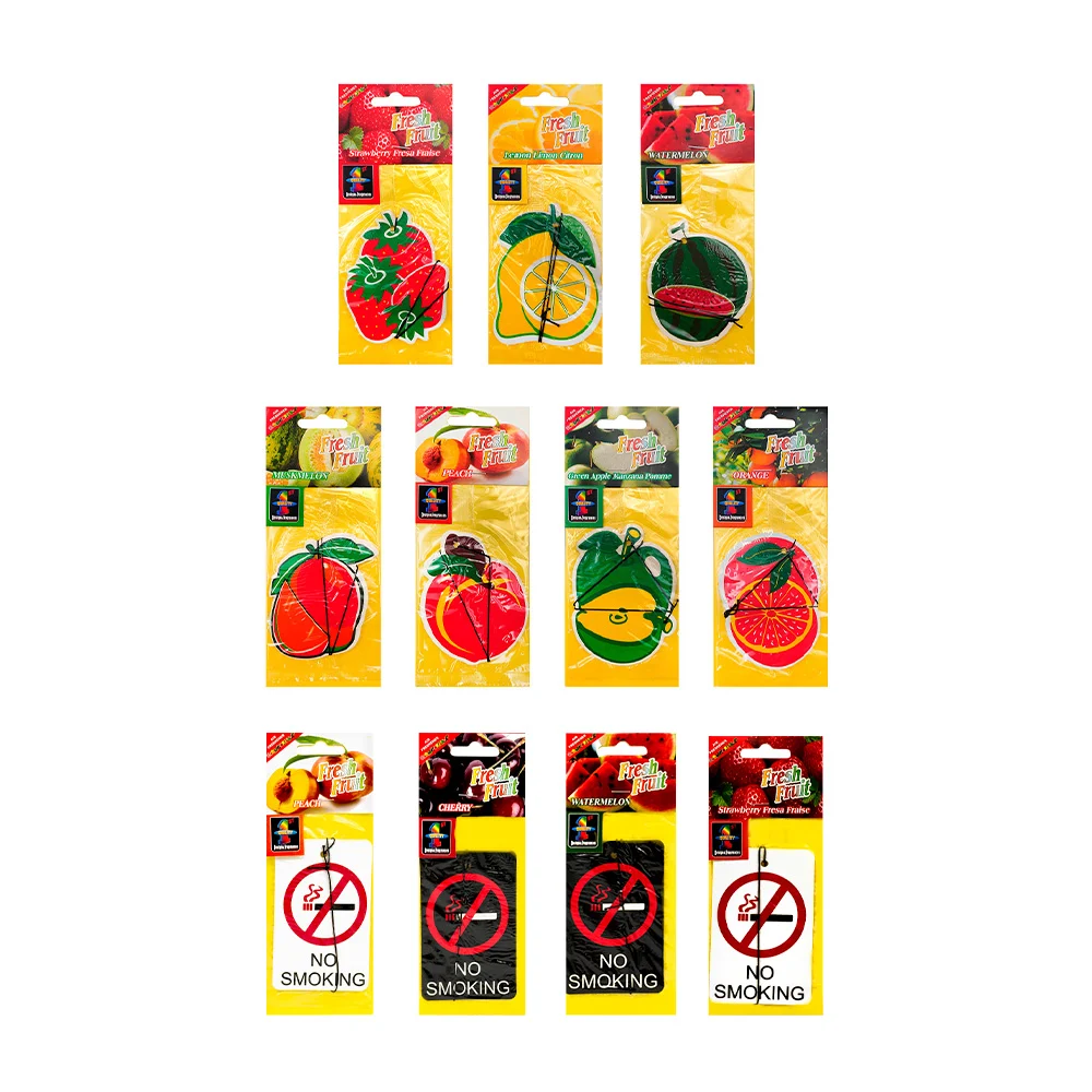 1pza Aromatizante ambientador con fragancia y diseño de fruta o tarje…
