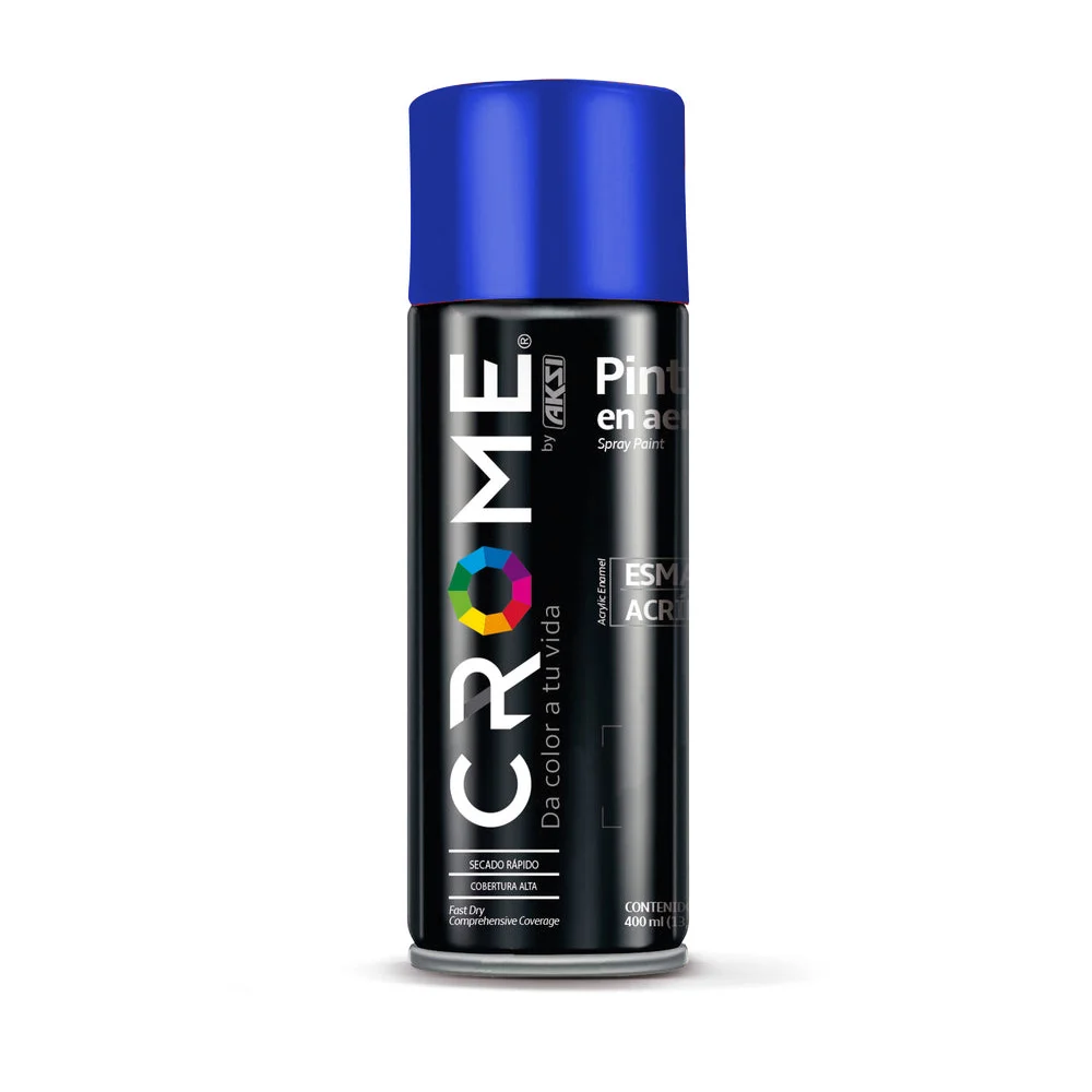 Pintura en aerosol / esmalte acrílico crome de secado rápido en color…