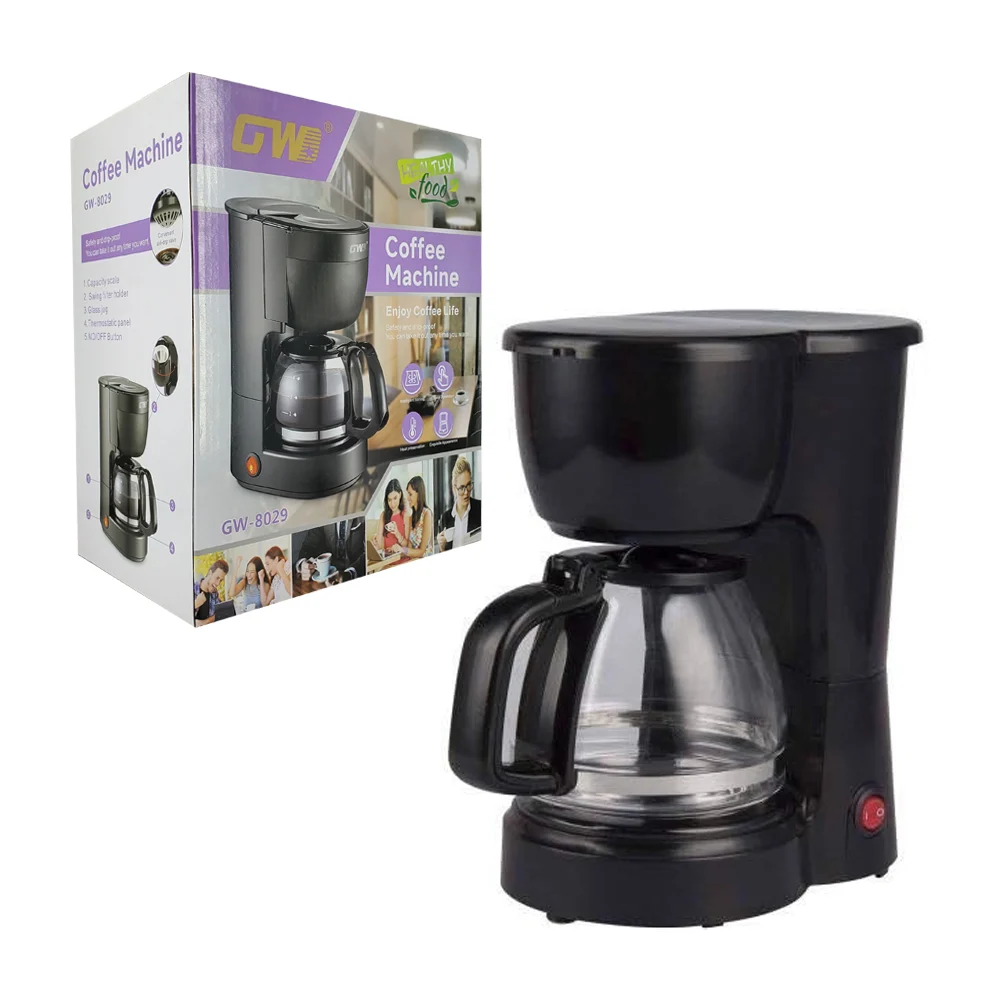 Cafetera eléctrica de cristal con placa calentadora y revestimiento a…