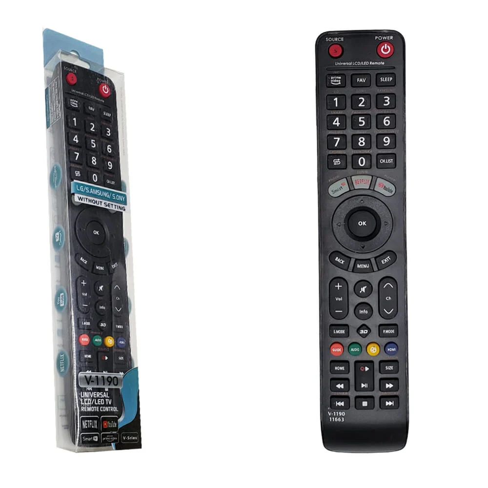 Control remoto universal para televisión / v-1190