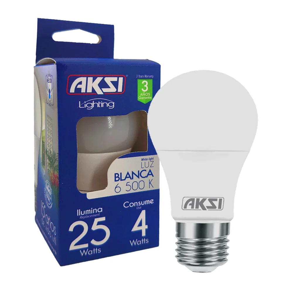 Foco ahorrador led aksi de luz blanca, 6500k, 25-4w / lighting / 1200…