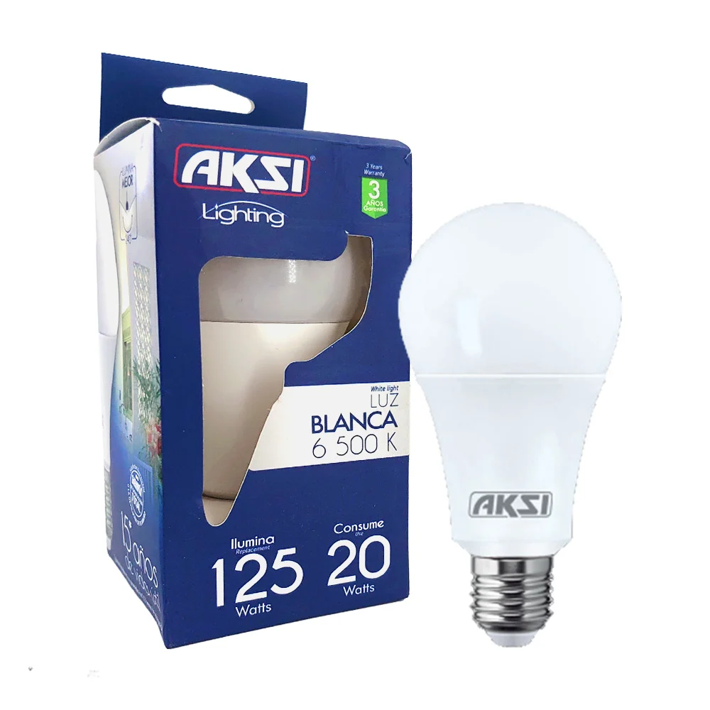 Foco ahorrador led aksi de luz blanca, 6500k, 120-20w / lighting / 12…