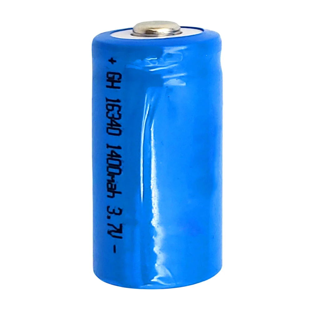 1pza batería pequeña recargable tipo 16340 con capacidad de 1400mAh y…