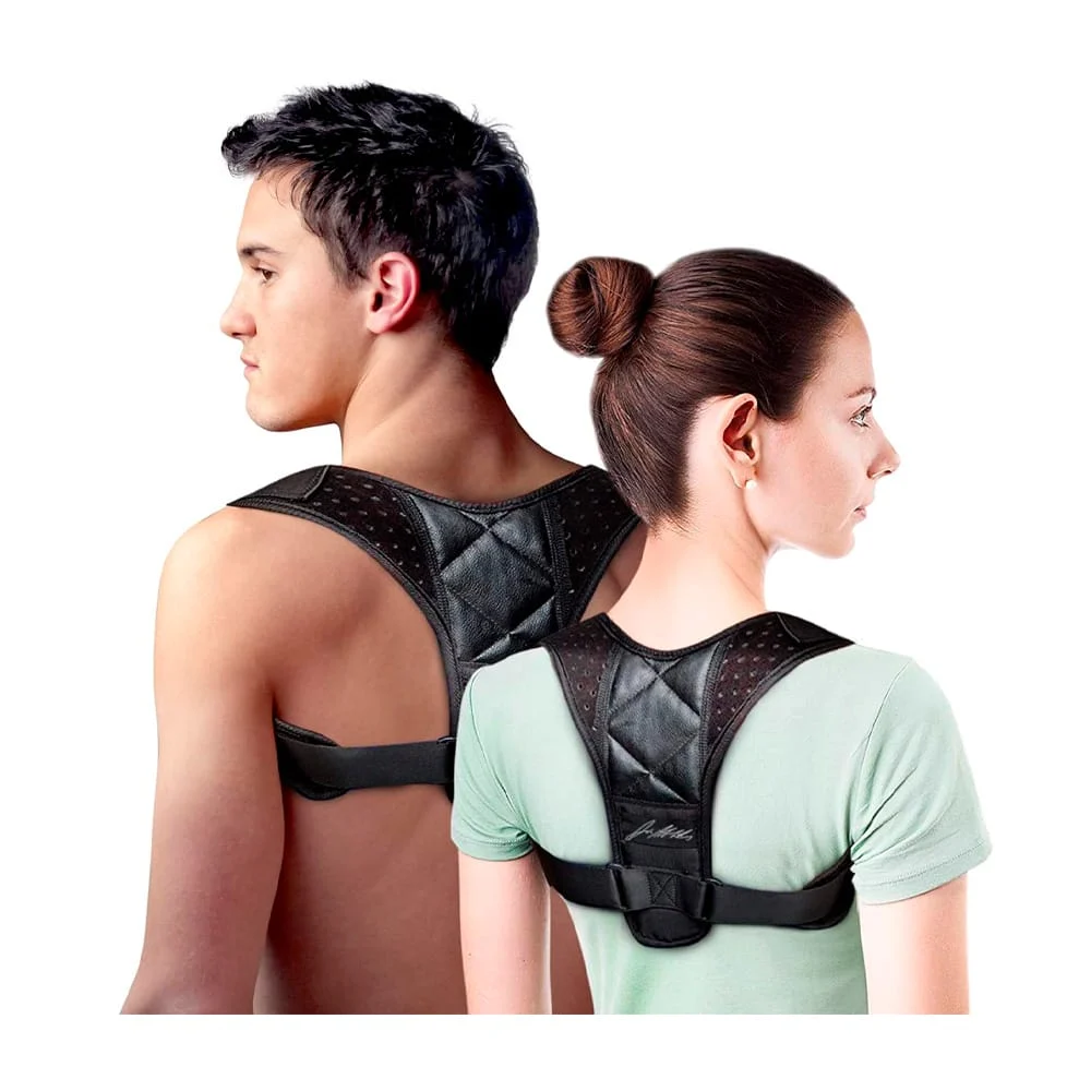 Faja corrector de postura con velcro ajustable para el dolor y tensió…