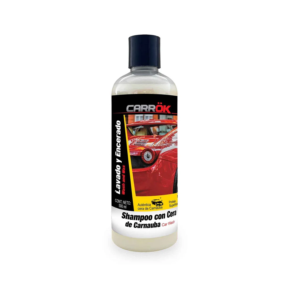 Shampoo con cera de carnauba carrot de fácil aplicación para automóvi…