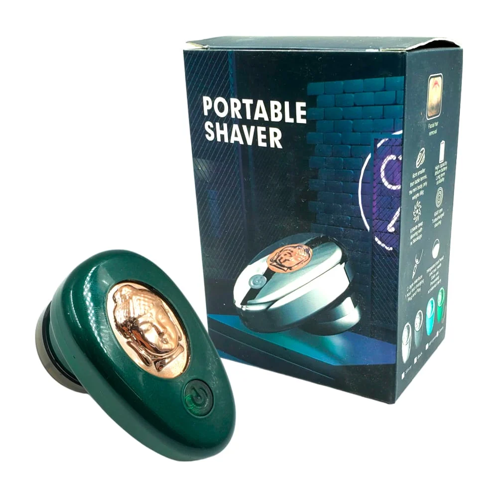 Depilador removedor de vello facial eléctrico portátil / portable sha…