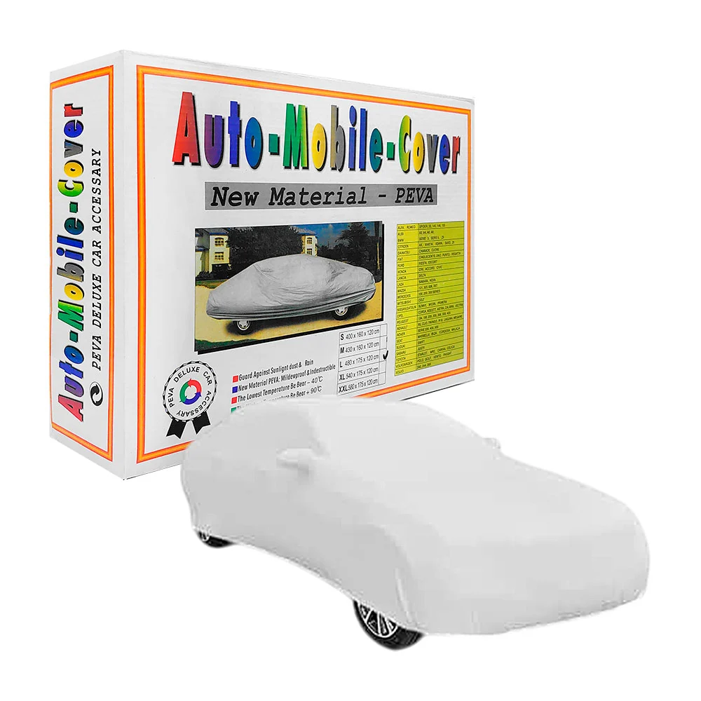 Cubierta para carro, funda lisa 480x175x120cms / auto mobile cover