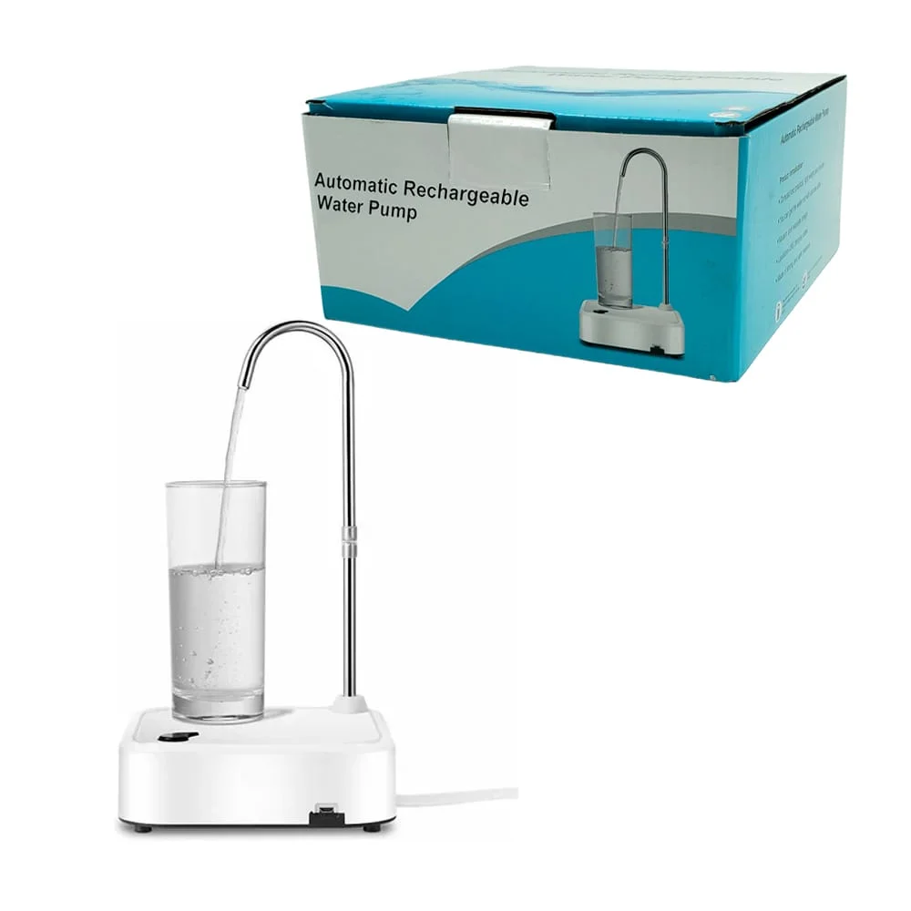 Dispensador de agua automático recargable con base para vasos / water…