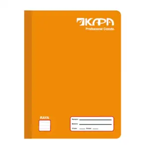 Cuaderno profesional cosido kapa, 100 hojas en raya, variedad de colo…