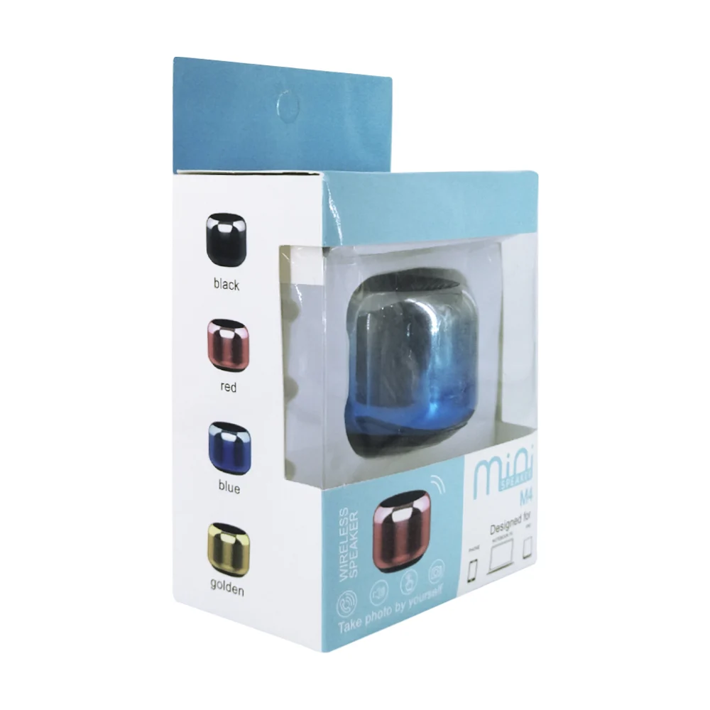 Mini bocina bluetooth m4, 45x39mm, 3w, variedad de colores / mini spe…