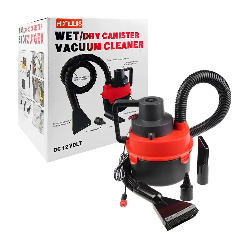 Aspiradora de recipiente para húmedo y seco con manguera flexible, 3 …
