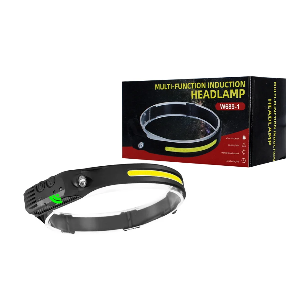 Lámpara linterna con 2 leds de alta potencia y banda ajustable tipo m…