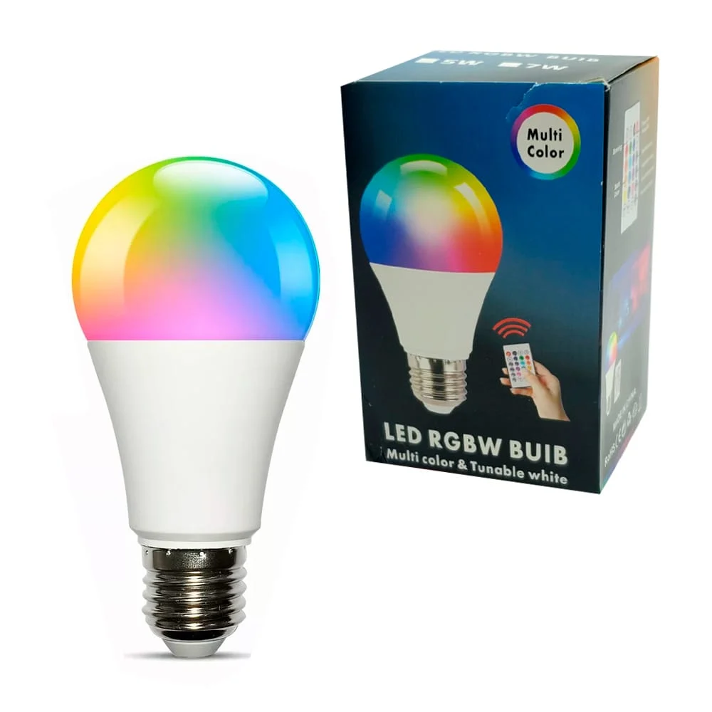 Led Buib Foco bombilla led multicolor rgb con control / rgbw buib – Joinet
