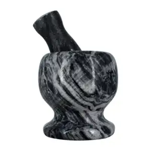Mortero molcajete de piedra 10x11cm / ro-16467b