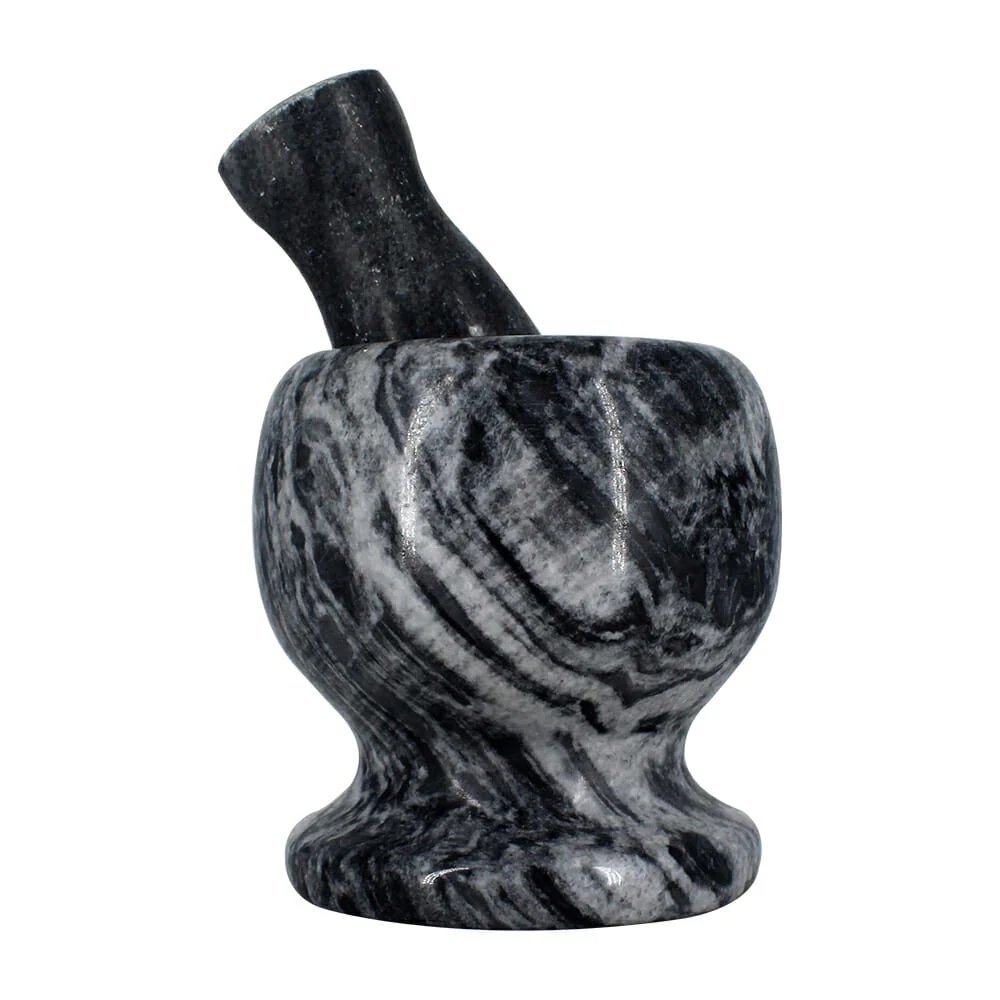 Mortero molcajete de piedra 10x11cm / ro-16467b