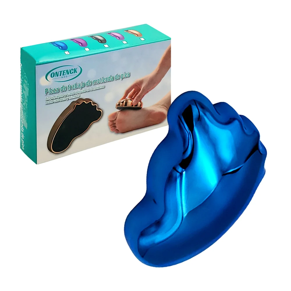 1pza Lima para pies pequeña con forma de pie, variedad de colores met…