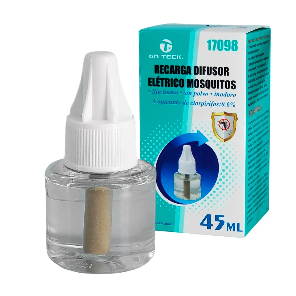 Recarga para difusor eléctrico mata mosquitos, frasco de 45ml / on te…