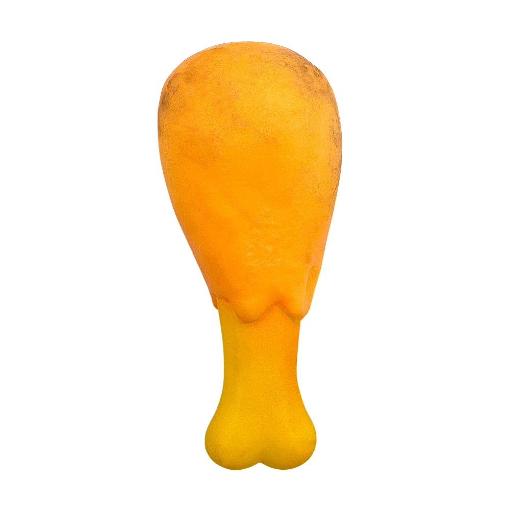 Juguete con chifle-chillón en forma de pierna de pollo para mascotas …