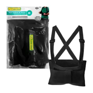 1pza Faja elástica lumbar lion tools ajustable, transpirable, con bro…