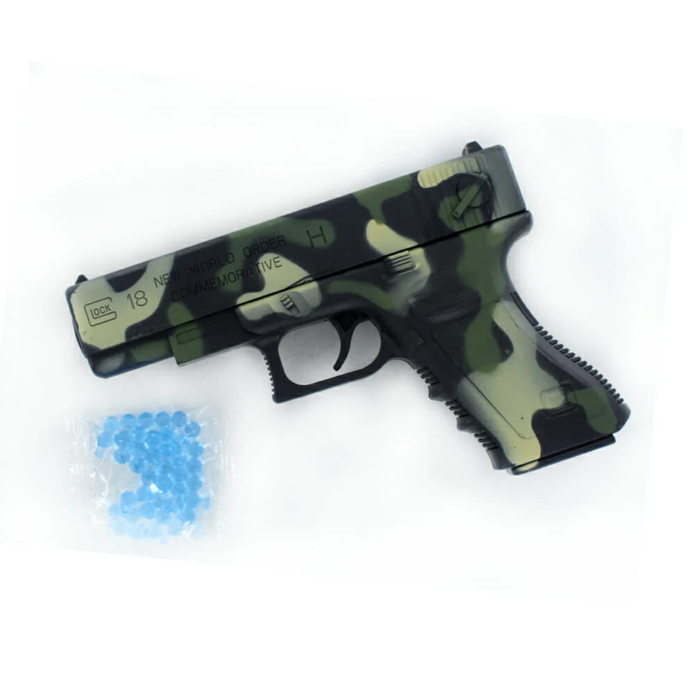 Pistola manual de juguete con diseño tipo camuflaje lanza bolitas de …