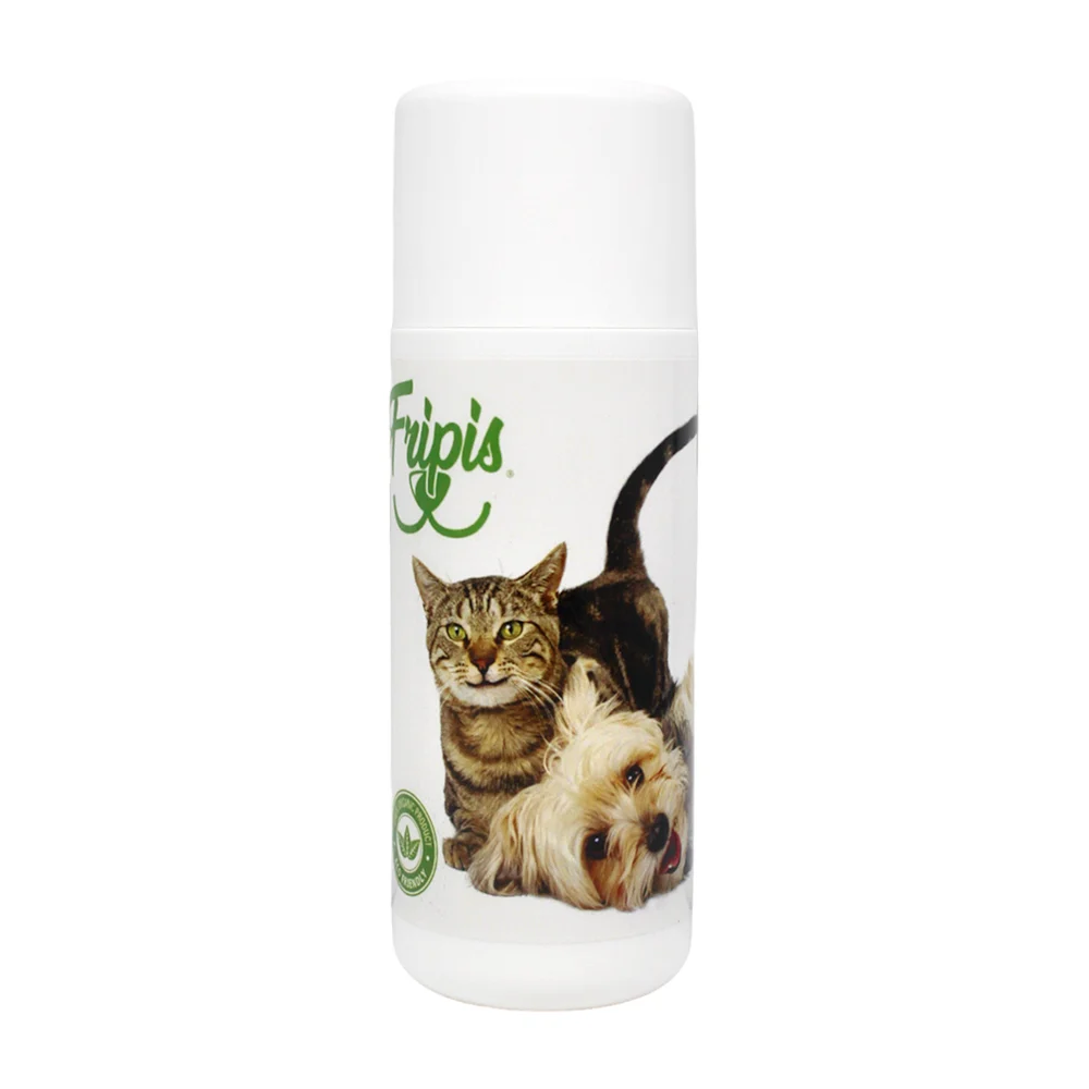 Talco fripis para eliminar pulgas y garrapatas de mascotas, 60g / tal…