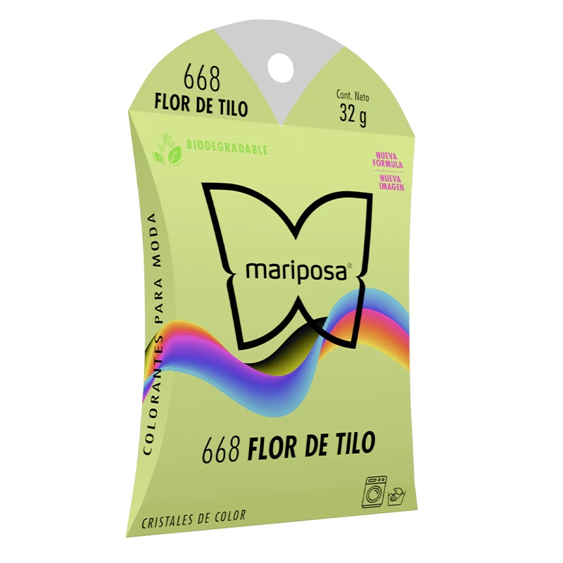 Colorante en cristales de color flor de tilo no. 668 con 32 g, para r…