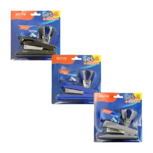 Set de oficina con engrapadora mediana, sacagrapas + caja con 500 pcs…