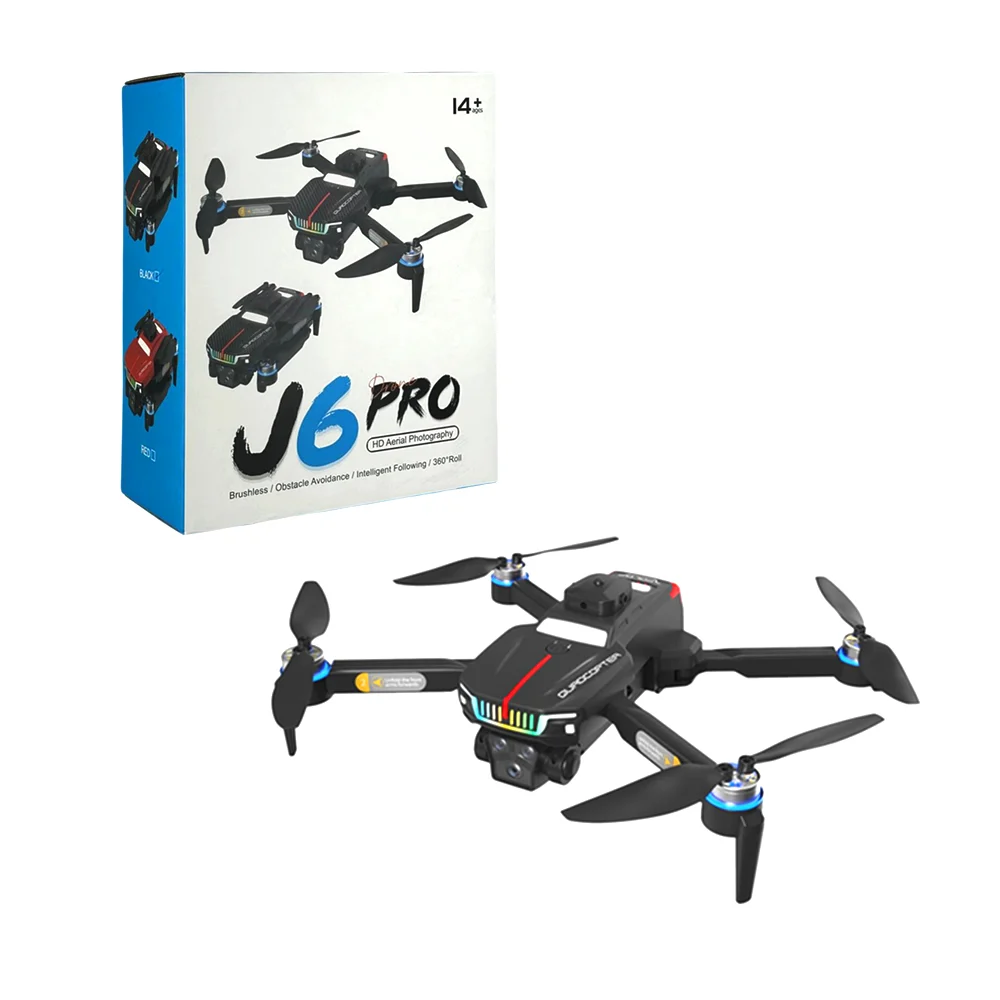 Dron j6 pro en forma de camioneta con cámara, cuatro hélices y contro…