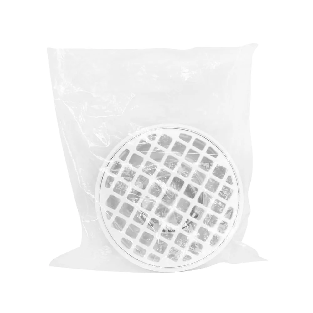 Coladera universal de plástico con rejilla blanca y control anti-olor…
