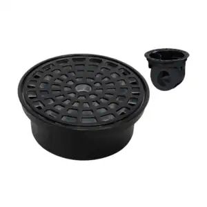 Coladera universal con check anti-olores, en color negro, para tuberi…